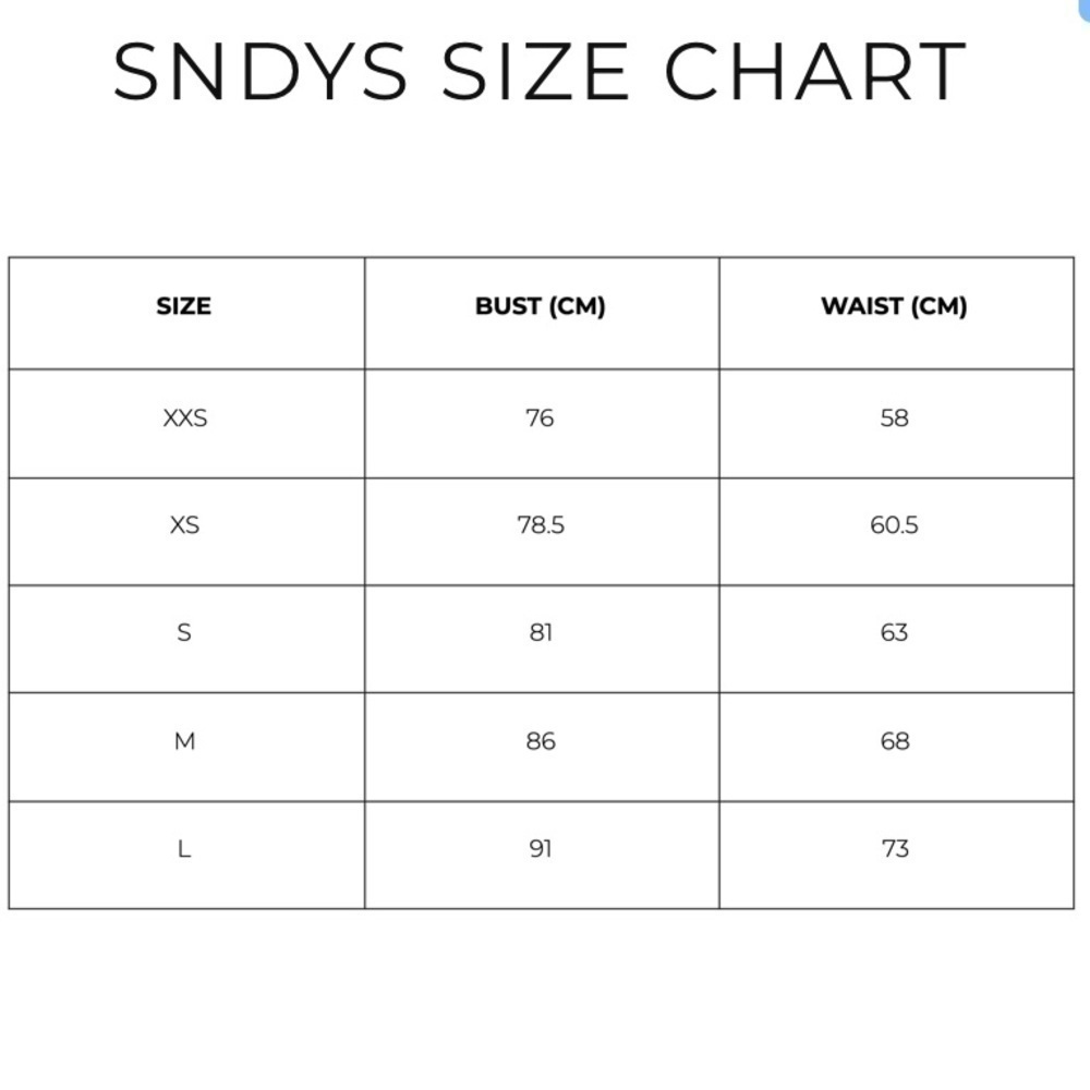 SNDYS ARMOUR Rib Crop Top & Mini Skirt. Size S/M - Picture 3 of 14